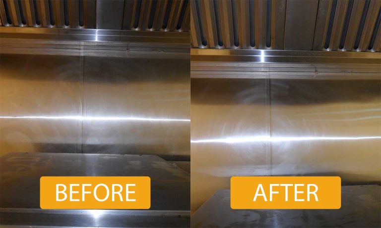 Commercial Kitchen Exhaust Cleaning: Before & After